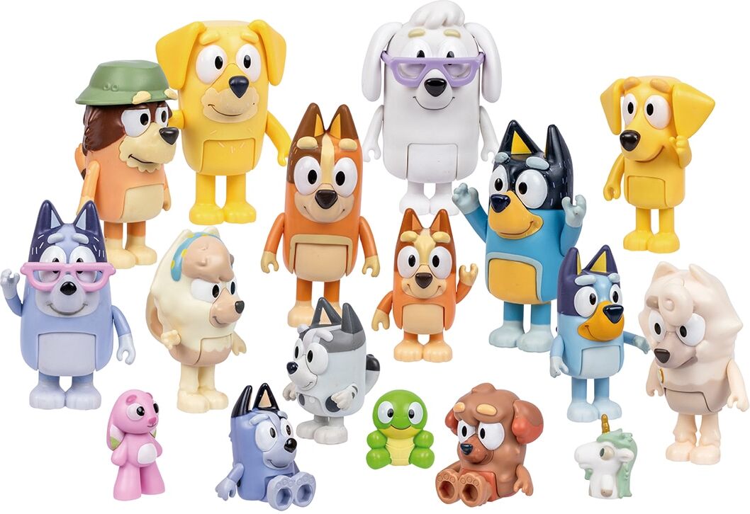 Bluey Pack 18 figuras Moose.