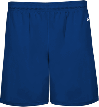"Badger Sport 4146 B Core Pocketed 5"" Short in Royal Blue size 3XL   Polyester 414600, 4146J1"