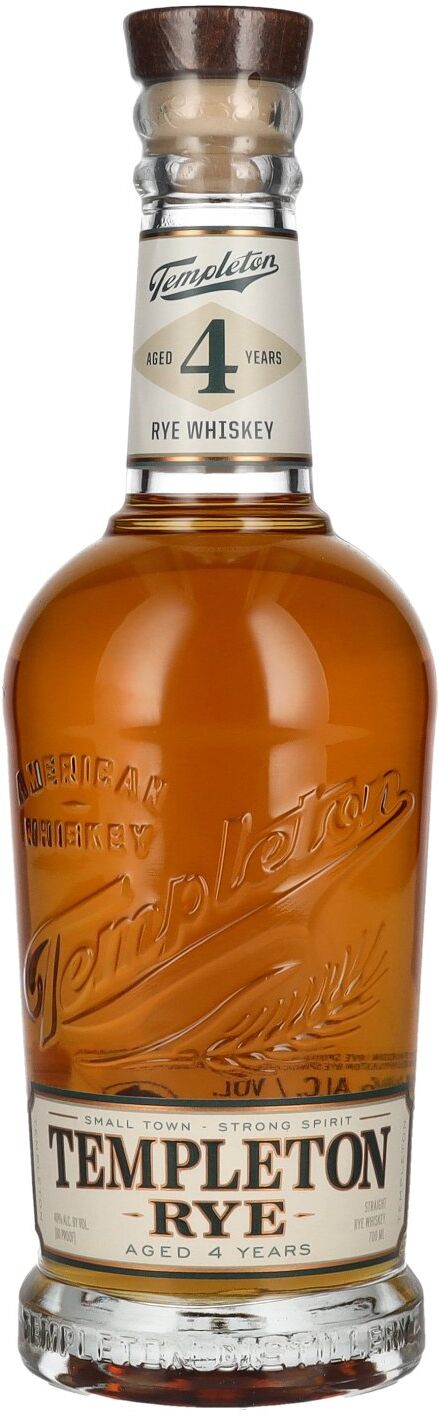 Templeton Rye Whiskey Templeton Rye 4 Years Old Straight Whiskey 40% Vol. 0,7l