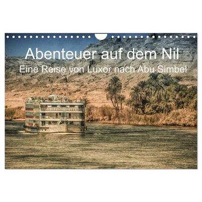 Abenteuer auf dem Nil. Eine Reise von Luxor nach Abu Simbel (Wandkalender 2027 DIN A4 quer), CALVENDO Monatskalender