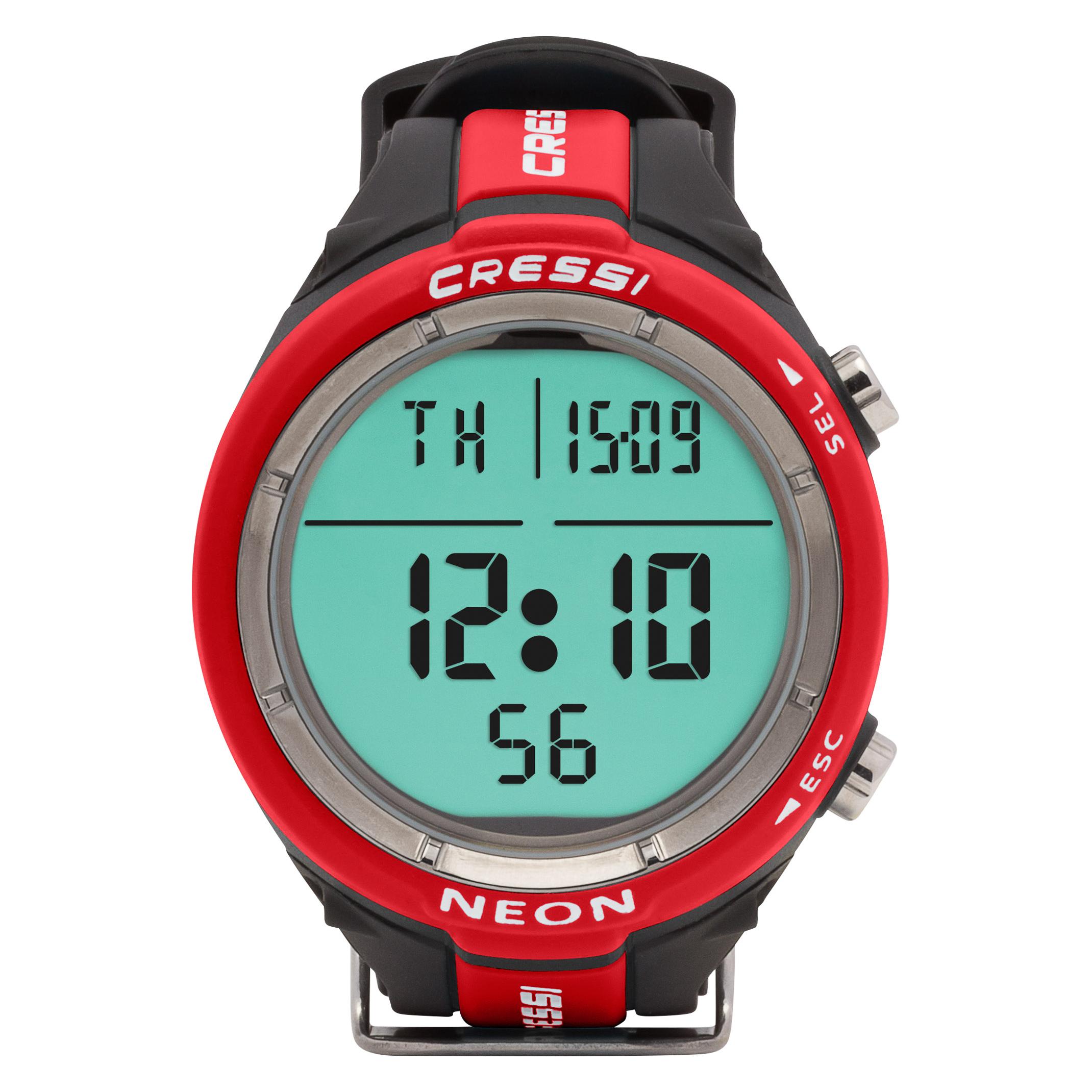 Cressi Neon Watch/Diving Computer Red (KS840058)