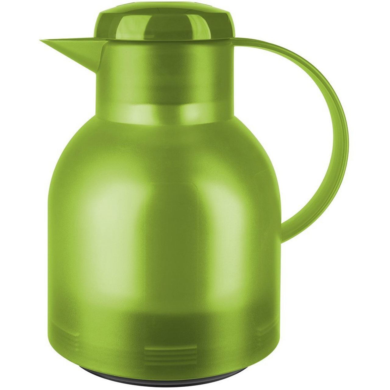 Emsa SAMBA Isolierkanne, 1 Liter (hellgrün/transparent, QUICK PRESS Verschluss)