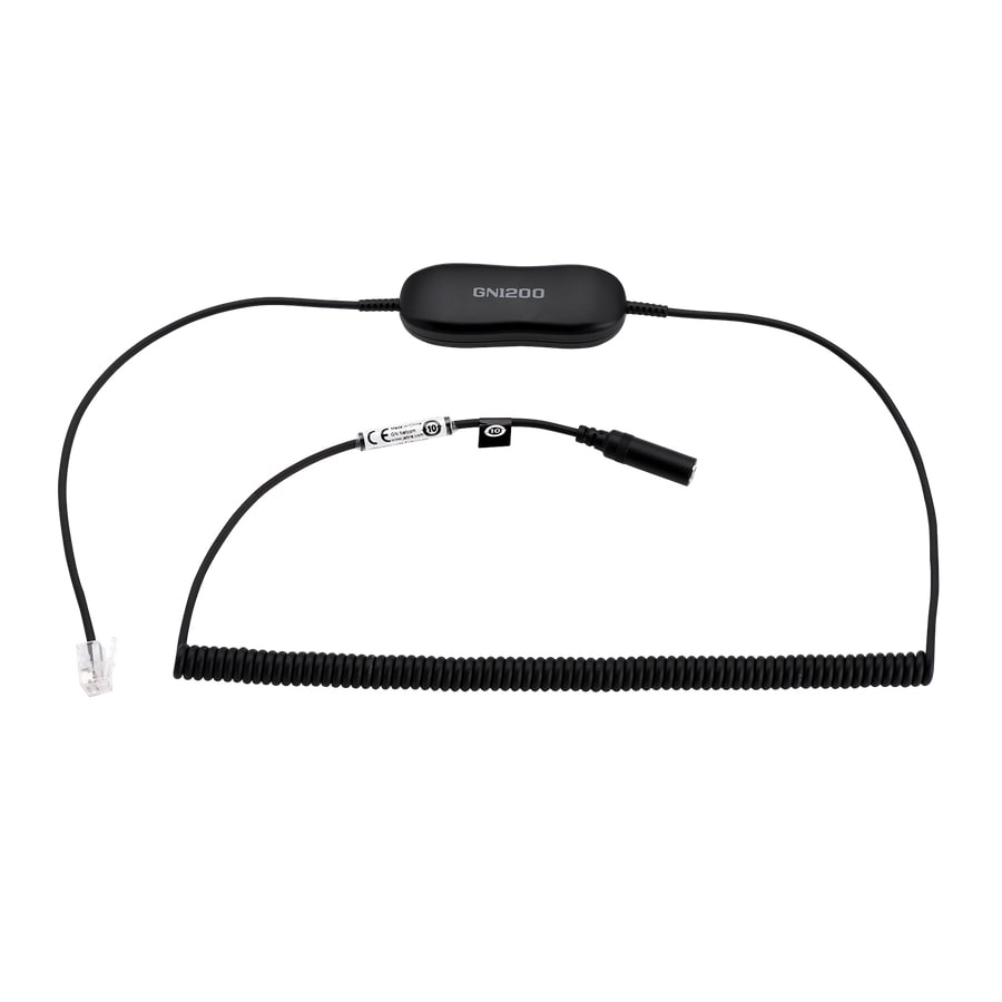 Jabra GN1200 Headsetadapter RJ-9 bis Mini-Stecker 2m 88011-100