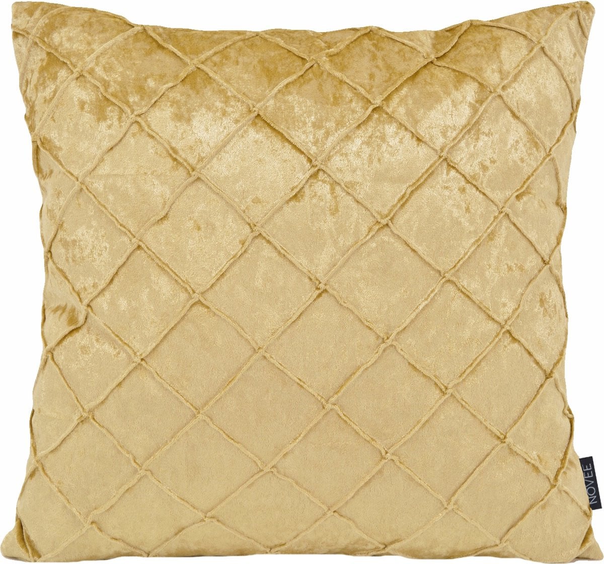 NOVÉE Kussenhoes Velvet Cross Goud