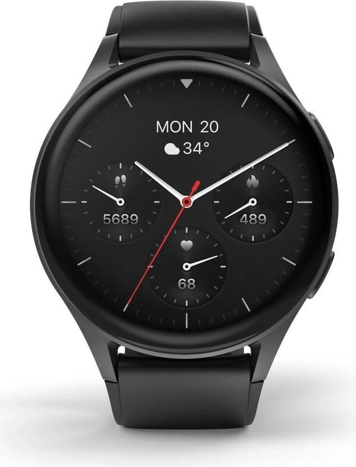 Hama Smartwatch 8900 Zwart met AMOLED touchscreen en GPS