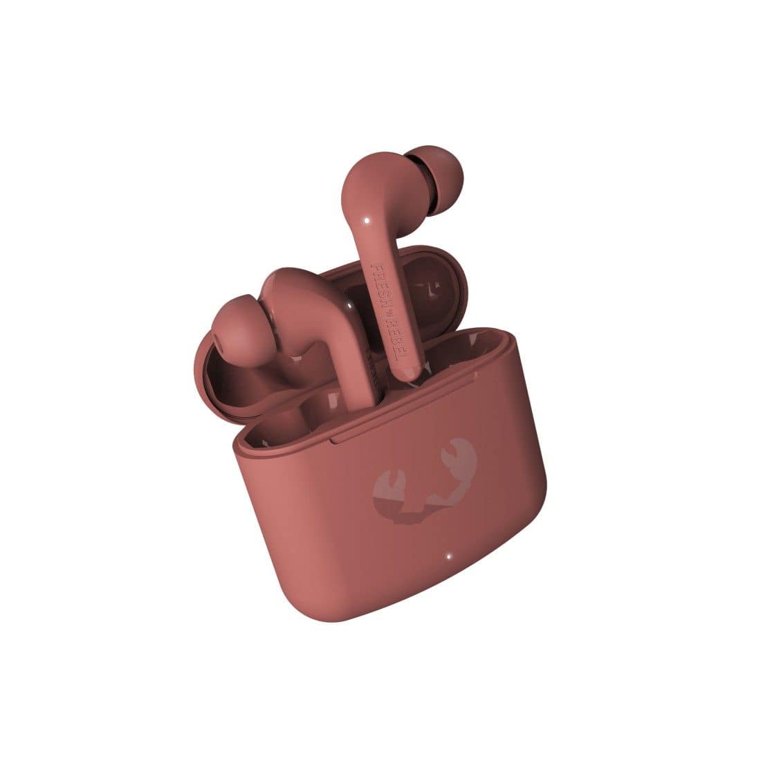 Fresh n Rebel In-Ear Bluetooth Kopfhörer Kabellos TWS 6 h Laufzeit Twins Fuse (Grau) 00221603