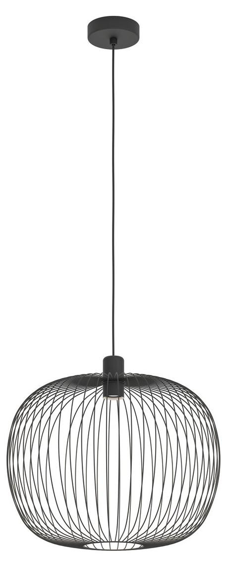 Eglo Lodods 902476 Moderne Hanglamp Zwart Metaal E27