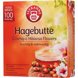 Teekanne Tee Hagebutte, Früchtetee, 245 g, 100 Beutel