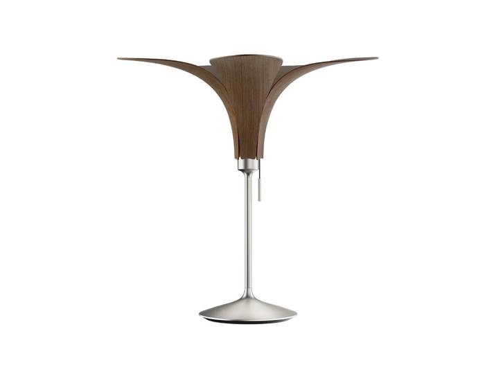 UMAGE Designer Tischlampe Jazz, Holz dunkel, für Wohn- / Esszimmer, Holz, Design