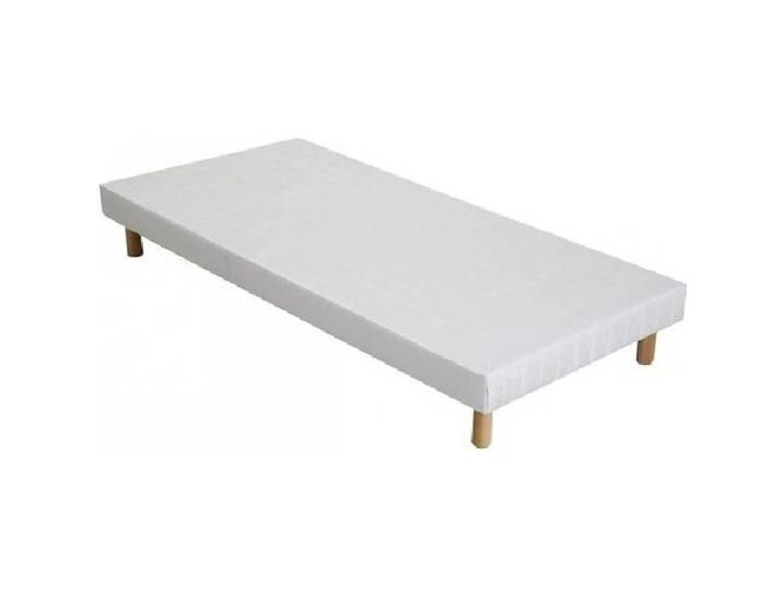 Sommier Confort - Umberto RAVELLI - 90x190 - 10 lattes - Blanc