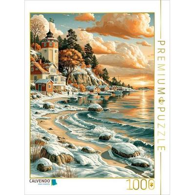 CALVENDO Puzzle Küste bei Holmsund | 1000 Teile Lege-Größe 64x48cm Foto-Puzzle für glückliche Stunden