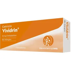 Cetirzin Vividrin - Schnell wirksame Allergietabletten 7 St
