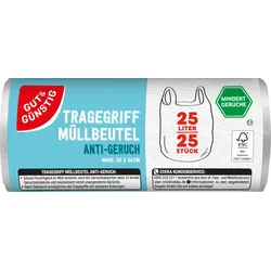 GUT&GÜNSTIG Müllbeutel 25,0 l transparent