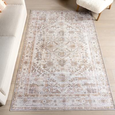 Nuloom Kaleen Medallion SplashGuard Machine Washable Area Rug