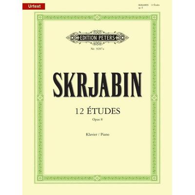 12 Etudes Op. 8 for Piano, Geheftet von , Edition Peters