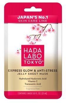 Hada Labo Tokyo Express Glow Anti Stress Jelly Mask