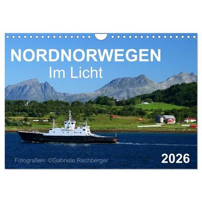 Nordnorwegen im Licht (Wandkalender 2026 DIN A4 quer), CALVENDO Monatskalender