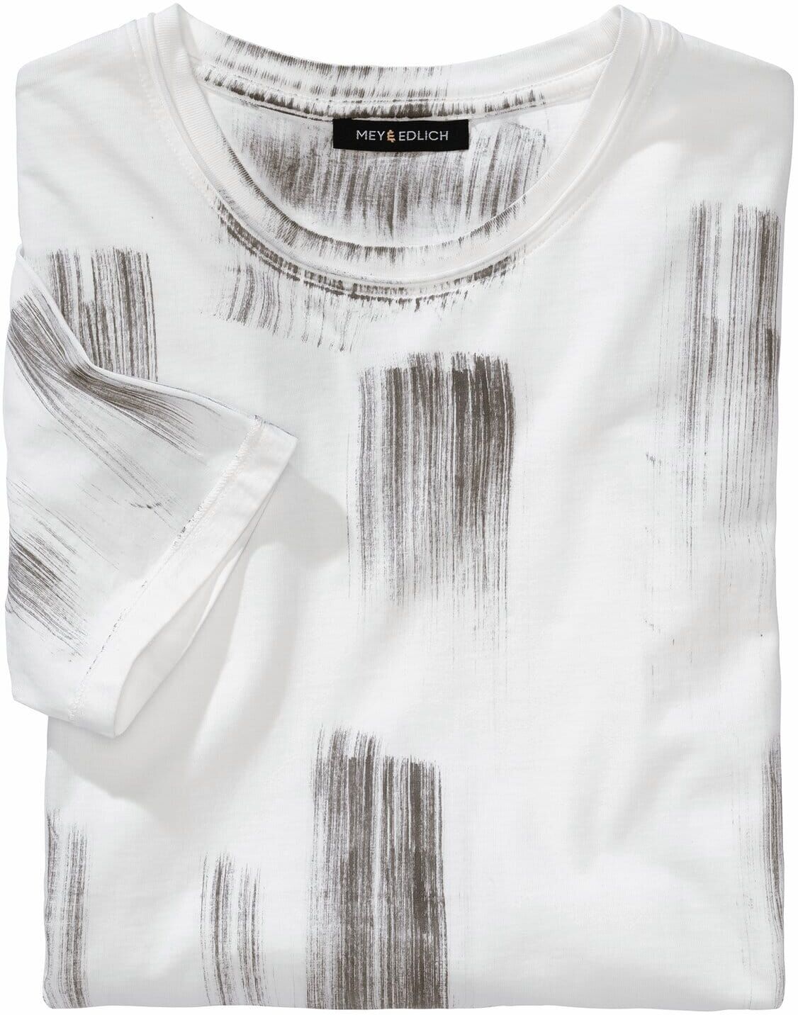 Mey & Edlich Pinselstrich-Shirt Weiß 3XL