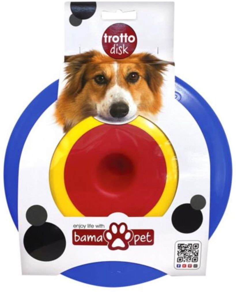 Bama Pet Frisbee Gioco per Cani Trotto Disk