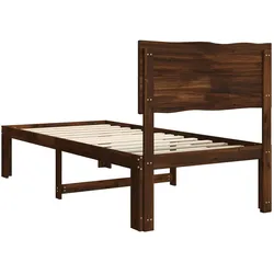 vidaXL, Bett, Holzbett (90 x 190 cm)