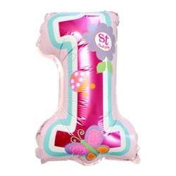Teka Ein Jahr alter rosa Folienballon (47994178)