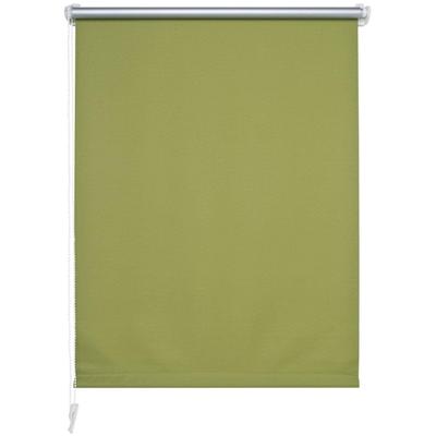 Seitenzugrollo LIEDECO Gr. 1, grün (apfelgrün), B:60cm H:150cm, Polyester, Rollos, Seitenzugrollo