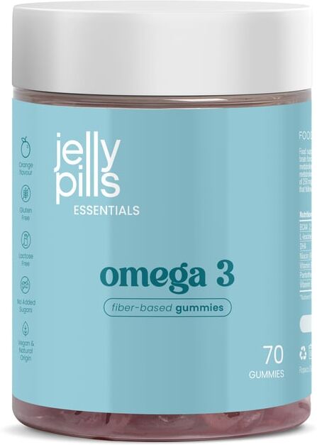 Jelly Pills Omega 3 Gummies 70 Unds Laranja.