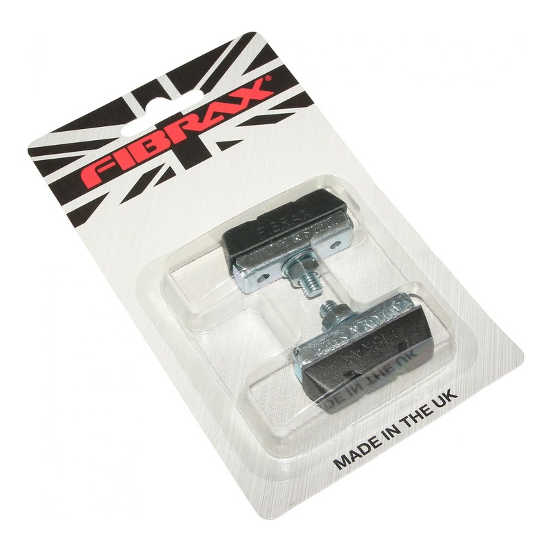 Fibrax Porte-patins de frein vélo Newton Gomme-X Caliper Symétric 40mm (Ral