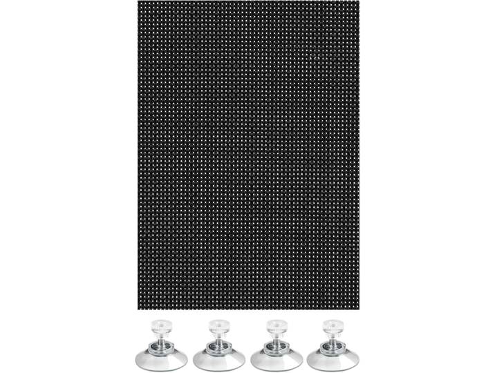 Sonnenschutz GARDINIA Flexibler Sonnenschutz mit Saugnäpfe Gr. 1, schwarz, B:80cm L:40cm, Polyester, Fensterfolien, Sonnenschutz, mit Saugnäpfe