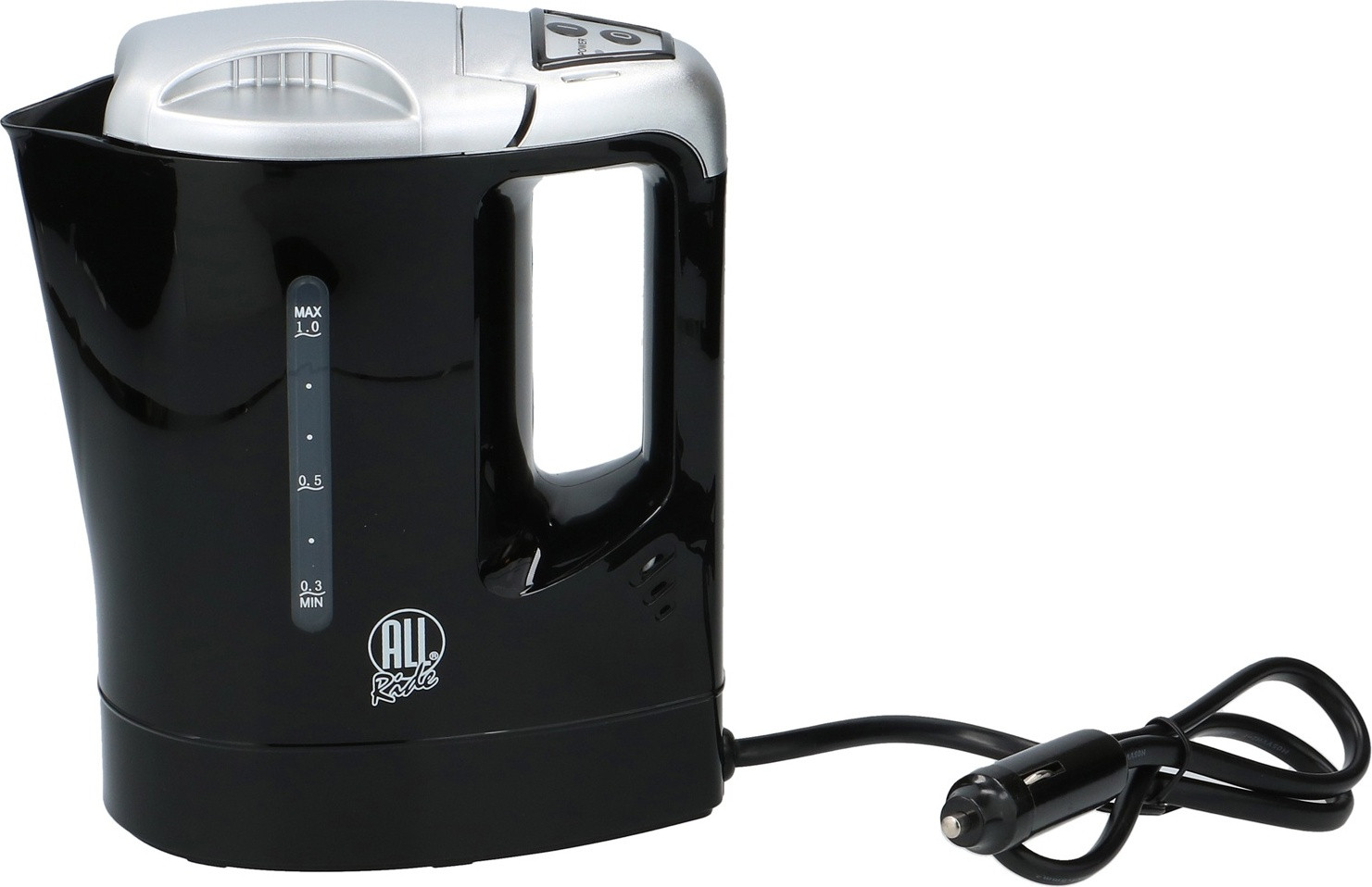 All Ride Reis Waterkoker 12V - 0,8 l - Zwart