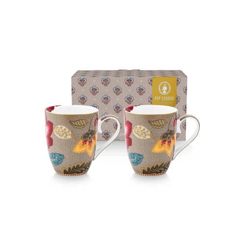 Pip Studio kopje Blooming Tales set van 2 (365 ml)