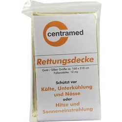 Rettungsdecke Gold/Silber 160x220cm 1 ST