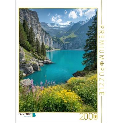 CALVENDO Puzzle Bernsee Schweiz | 2000 Teile Lege-Größe 90 × 67 cm Foto-Puzzle für glückliche Stunden