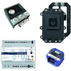 TCS VK05 video:kit V2D mit Einbau-Türlautsprecher ASI12000 + Einbaukamera FVK2202 + V2D Adapter FVW3030 + Versorgungsgerät NVV1000