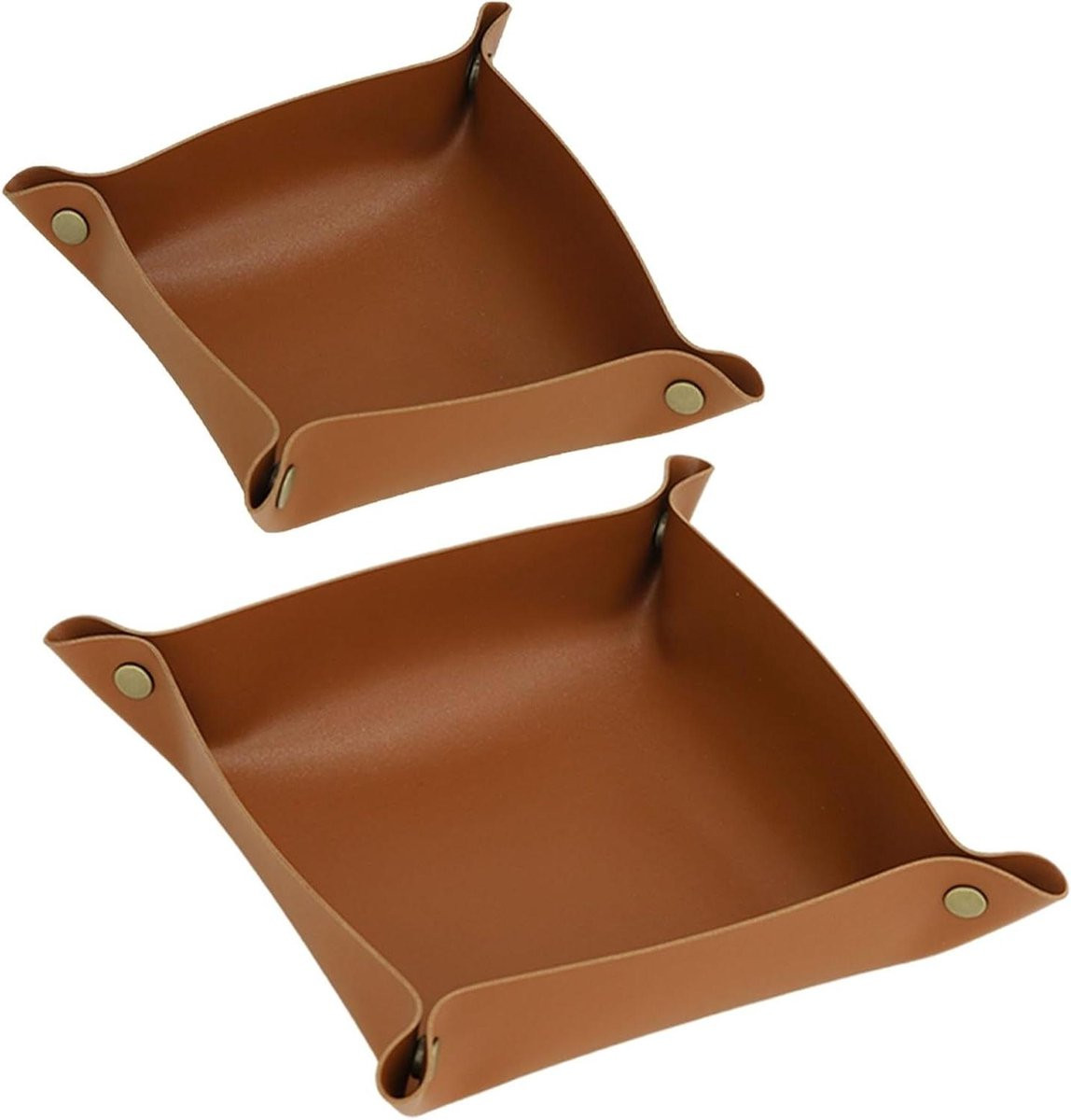 Opvouwbare Bureau Organizer van Textiel - Bruin