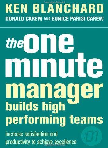 Kenneth Blanchard - One Minute Manager Builds High Performance Teams (The One Minute Manager) - Preis vom 09.10.2026 07:28:09 h