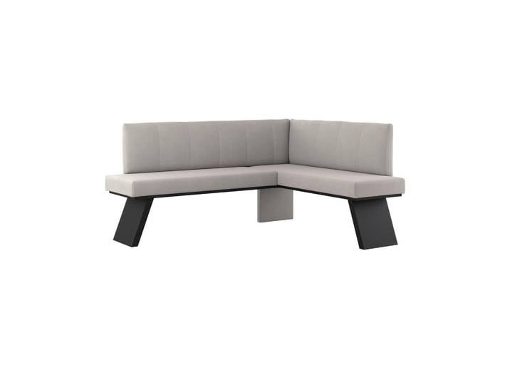 Eckbank, Beige, L-Form, 185x150 cm, Esszimmer, Bänke, Eckbänke