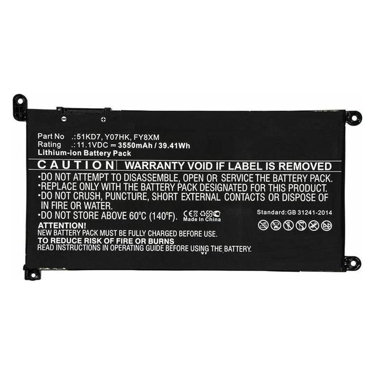 CoreParts Laptop Battery for DELL (3400 mAh) (MBXDE-BA0194)