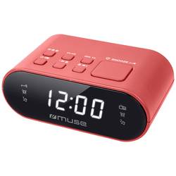 Muse M-10 RED Radiowecker UKW, FM UKW Weckfunktion Rot