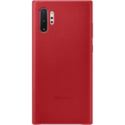 Samsung Leather Cover (Samsung Galaxy Note 10+), Smartphone Hülle, Rot