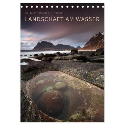 LANDSCHAFT AM WASSER (Tischkalender 2026 DIN A5 hoch), CALVENDO Monatskalender