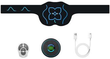 Quick Pick Pro EMS Hip Trainer Glute Muscle Stimulator With Intensity Levels For Butt Toning & Muscle Activation black