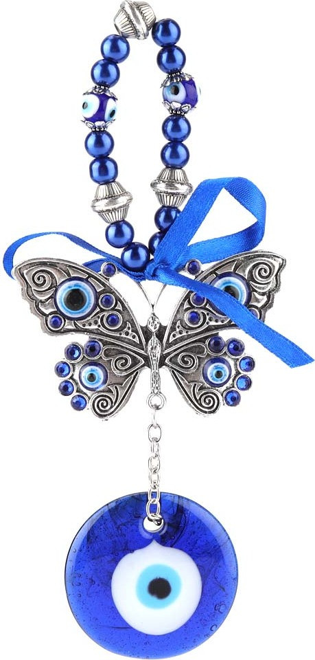 Gistuch Turks nazar-amulet blauw beschermend oog wanddecoratie voor volwassenen