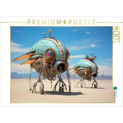 CALVENDO Puzzle Luftschiff-Fantasie | 1000 Teile Lege-Größe 64x48cm Foto-Puzzle für glückliche Stunden