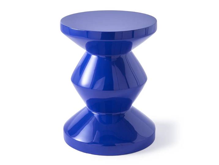 POLSPOTTEN - Zig Zag Hocker. dunkelblau