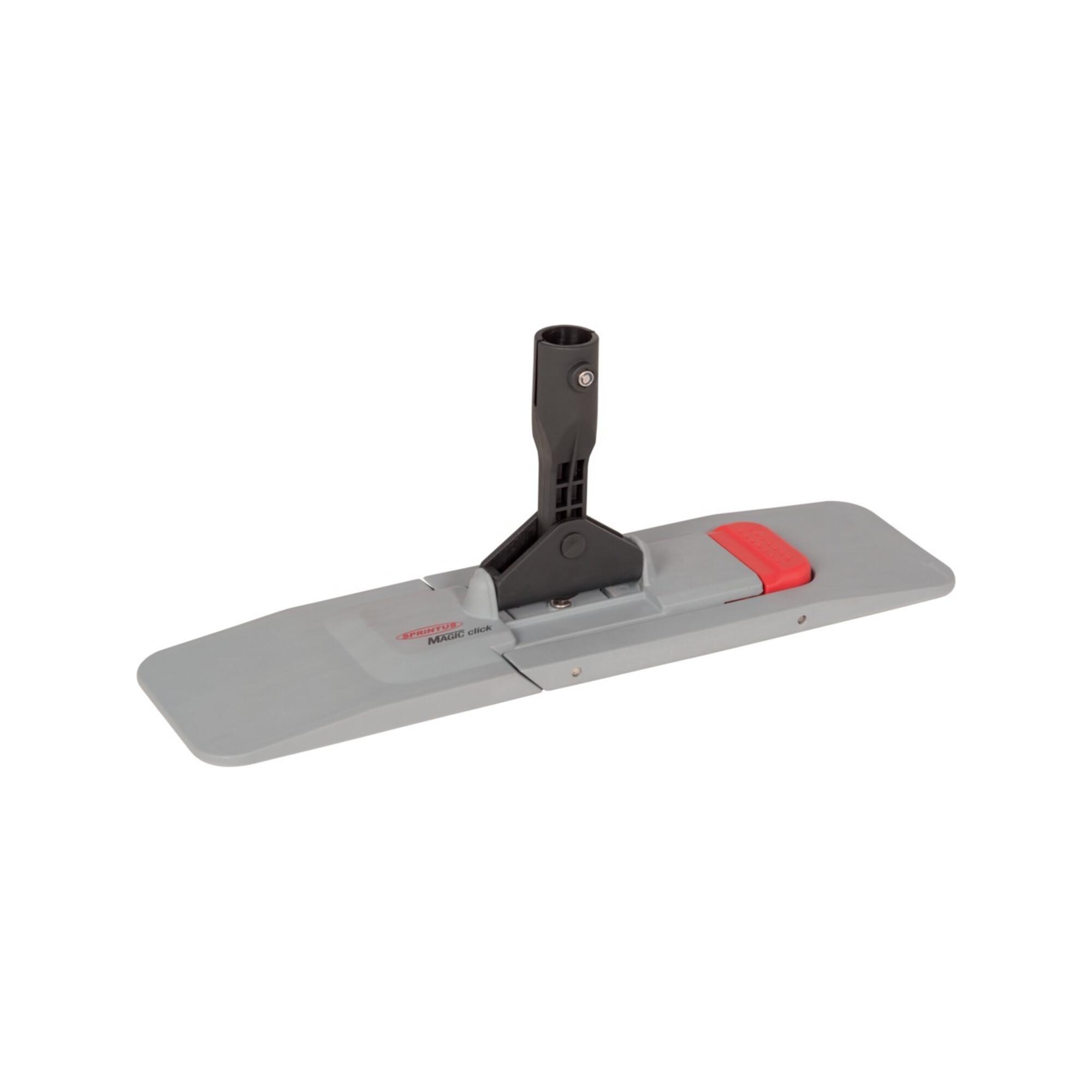 Sprintus Wischset Mopphalter Alu-Teleskopstiel Mopp Mikrofaser weiß/blau B.400 x L.1450 mm, 301038)