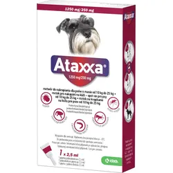 KRKA Ataxxa 2.5ml Tropfen gegen Flöhe und Zecken 10-25kg 1 Pipette