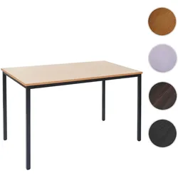 Schreibtisch Braila, Konferenztisch Bürotisch Seminartisch, 120x80cm MDF ~ Buche-Optik