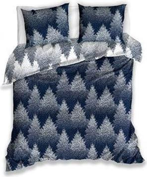 Sweet Home Kerst dekbedovertrek met kerstbomen 200 x 220 cm