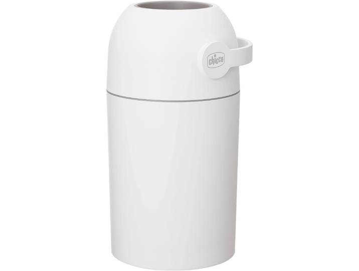 Windeleimer CHICCO Odour Off , Baby, Gr. B/H/T: 48cm, weiss (weiß), Kunststoff, uni, Mülleimer Windeleimer
